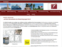 Tablet Screenshot of gutachtergruppe-nord.de
